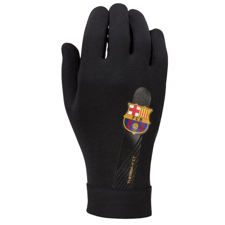 FC Barcelona Nike Czarne Rękawiczki Academy 010 2022