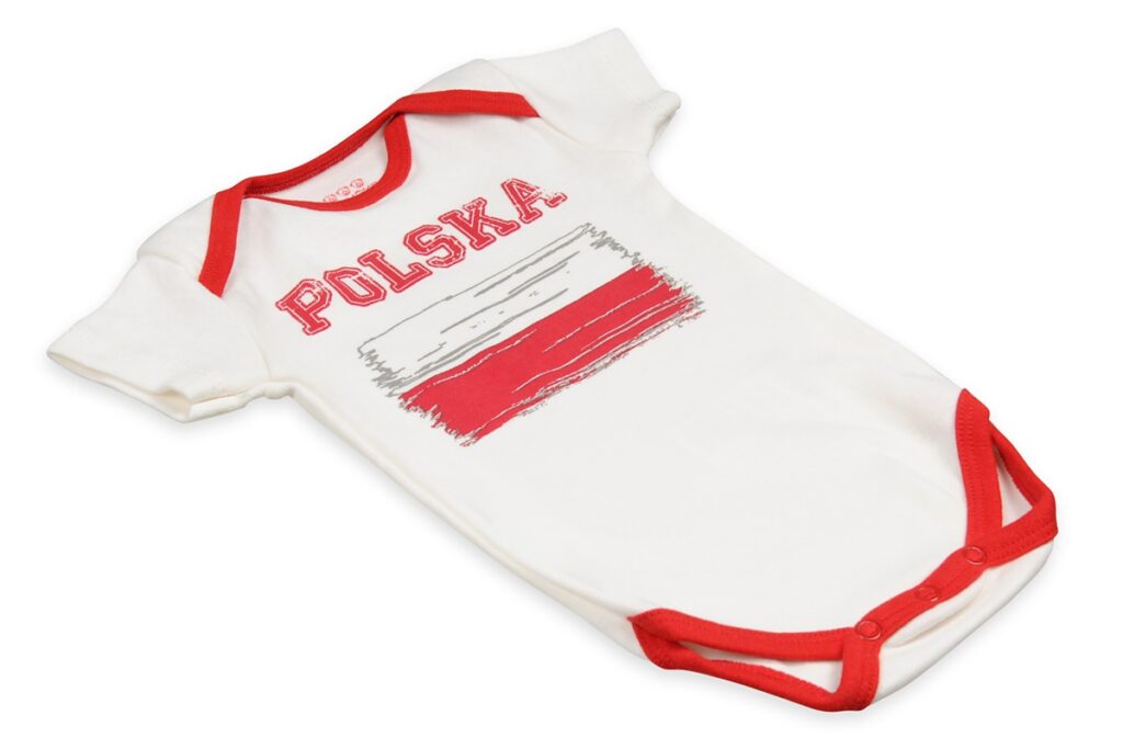 Polska - body dziecięce flaga Polski