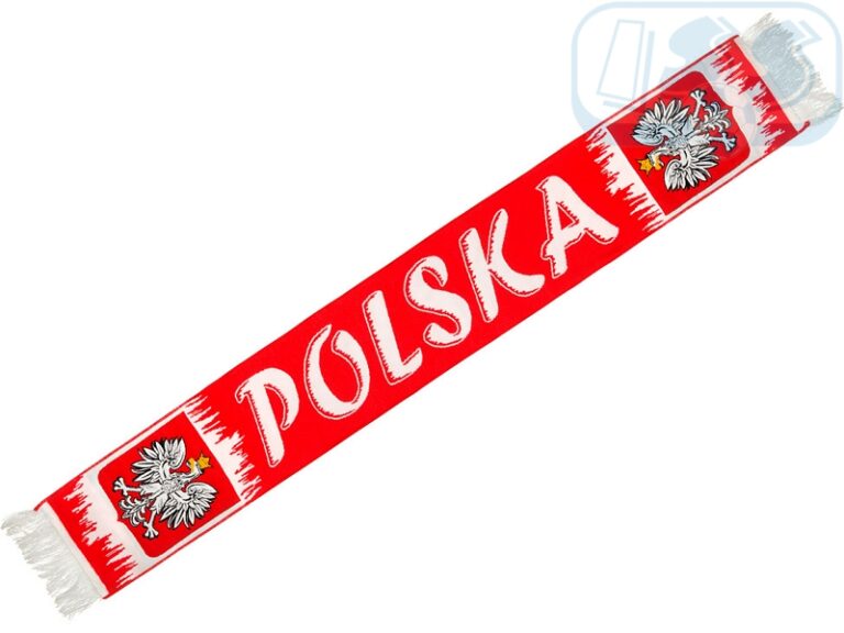 Polska - szalik kibica (wzór 14)