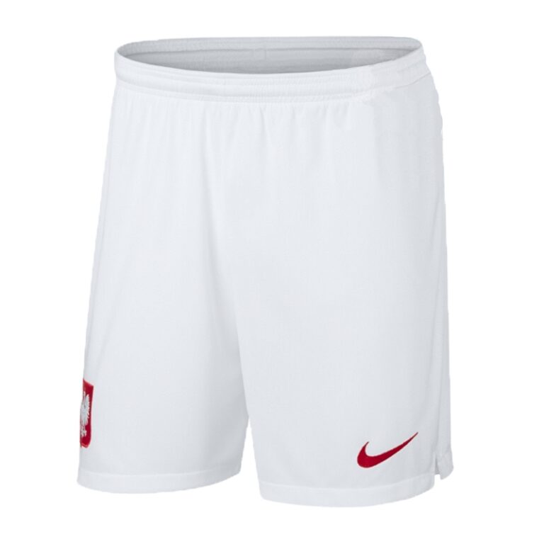 Spodenki juniorskie Nike Polska rozmiar M (140-152 cm) białe