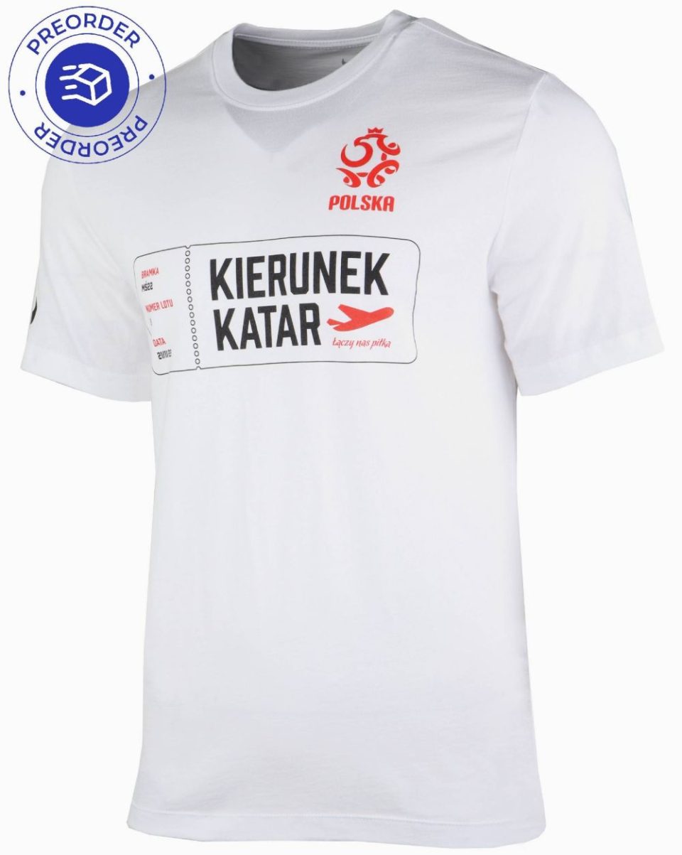 Koszulka Nike Polska KIERUNEK KATAR 2022