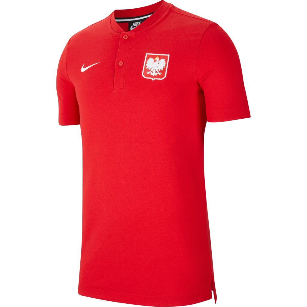Polska - koszulka polo Nike 2020-2021 czerwona (PROMOCJA)