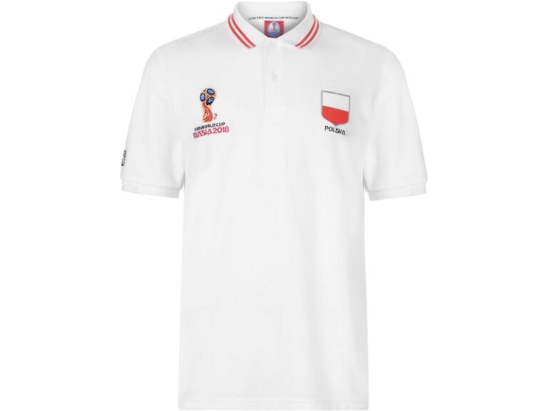 POLSKA - KOSZULKA POLO MŚ 2018 BIAŁA