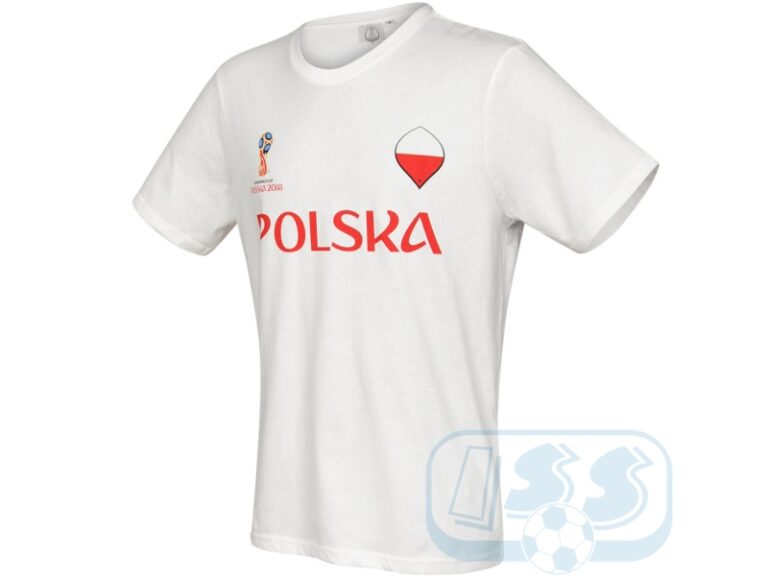 KOSZULKA POLSKA FIFA WORLD CUP 2018 (BIAŁA)