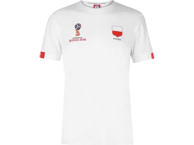 T-SHIRT POLSKA FIFA WORLD CUP 2018 (BIAŁY)