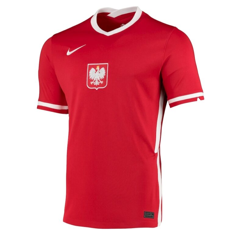 Polska - czerwona koszulka reprezentacji Polski 2020-21 (NIKE) wyjazdowa