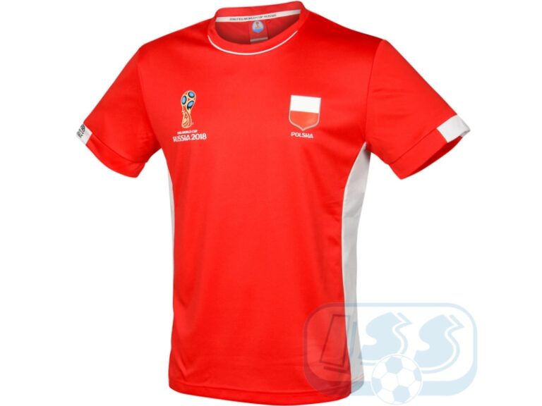 KOSZULKA POLSKA FIFA WORLD CUP 2018 CZERWONA
