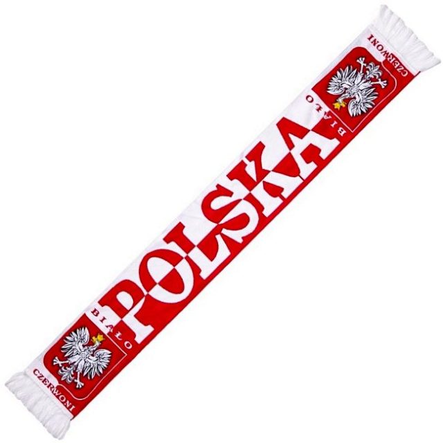 Polska - szalik kibica reprezentacji (wzór 45)