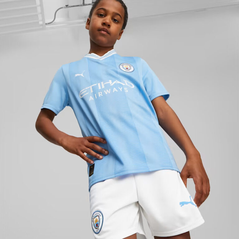Manchester City Puma koszulka junior 101 (2023)