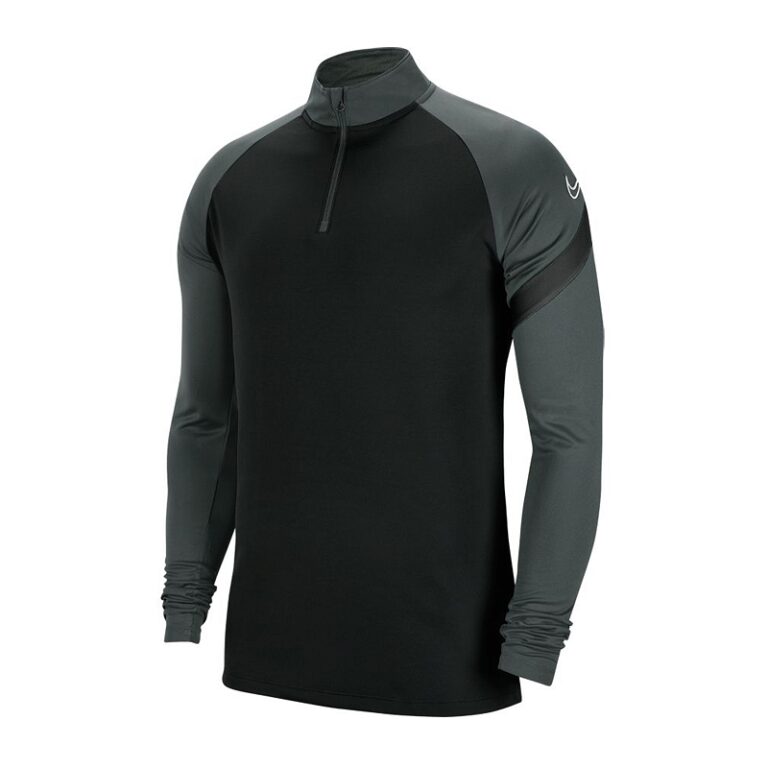 Bluza juniorska Nike JR Dry Academy Dril Top rozmiar XS (122 cm) czarna/grafitowa