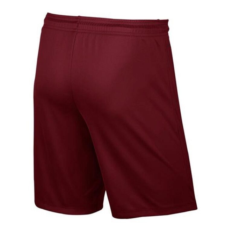 Spodenki juniorskie Nike JR Park II Knit shorty rozmiar M (140 cm) bordowe